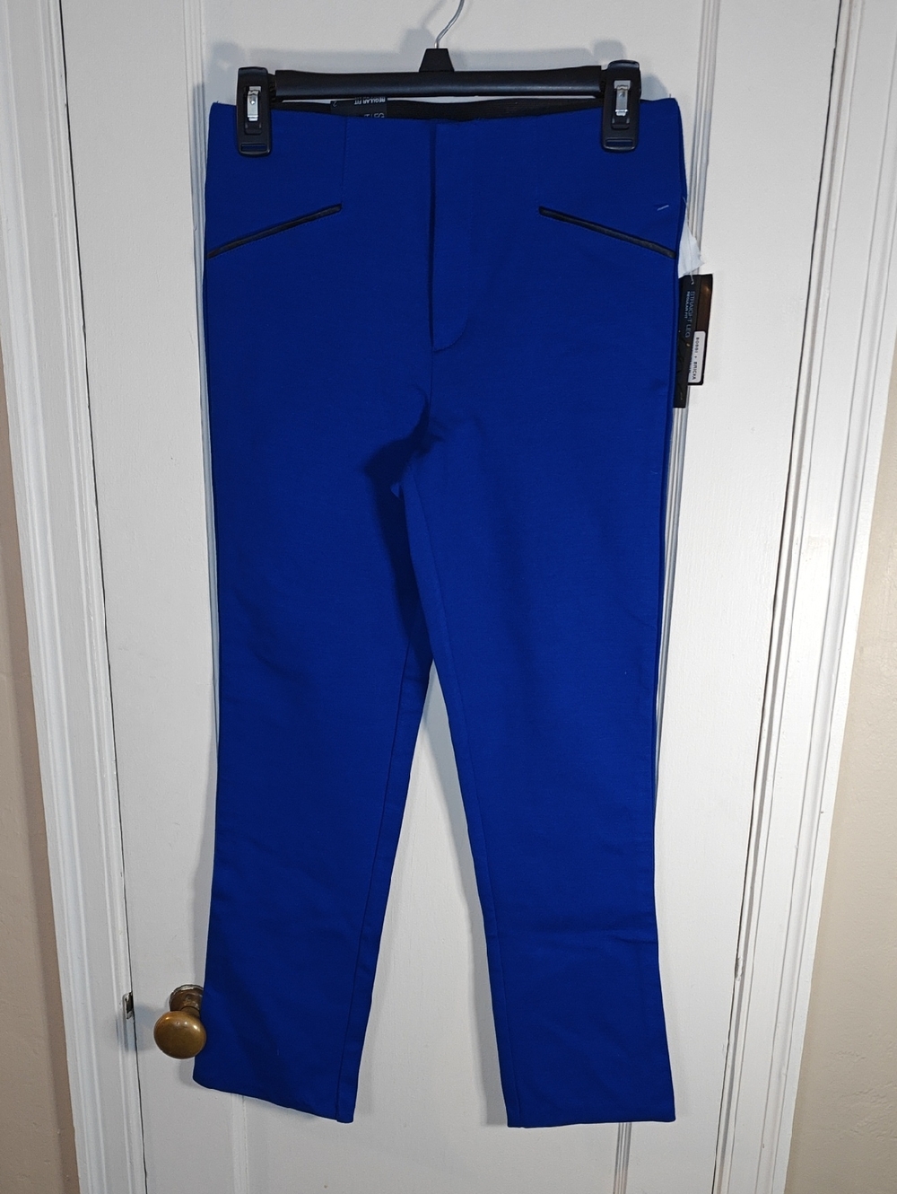 INC International Concepts Bright Blue Pull-On Chinos